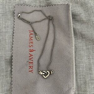 Hames Avery Heart Knot Necklace